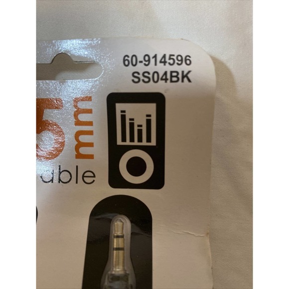 Luxtronic 3 ft (900 mm) length 0.138 inch (3.5 mm) black aux cable ss04bk - Picture 6 of 7